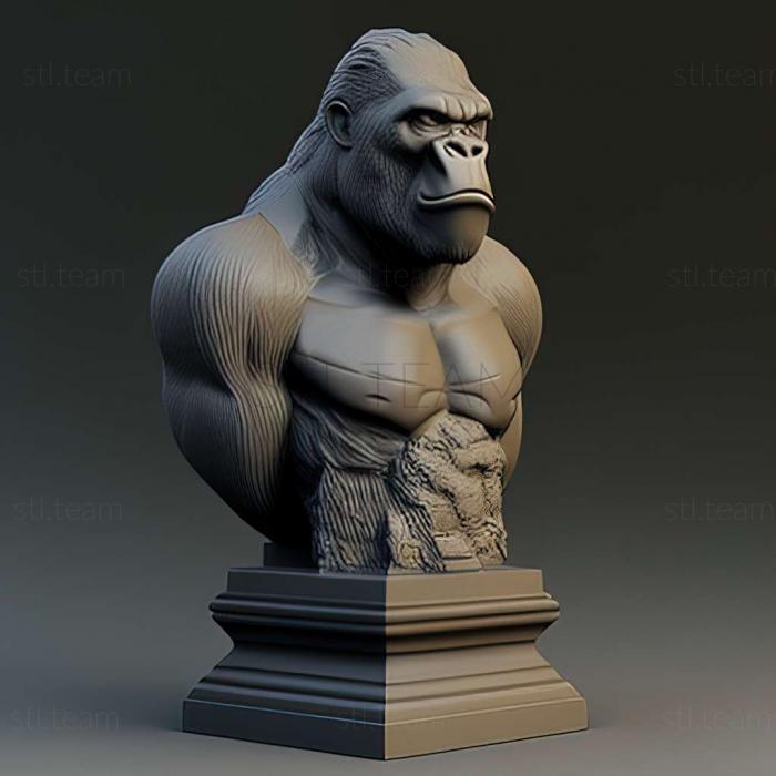 Animals gorilla 3d model